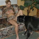 Teen fucking by dog