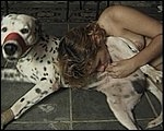 Latin babe suck dog boner