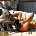 Nice girl fucked by dog