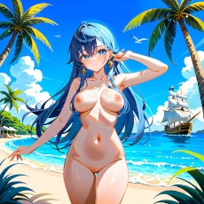 Sexy girl on the beach #01