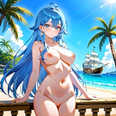 Sexy girl on the beach #03