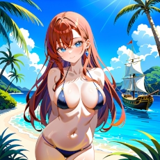Sexy girl on the beach #07